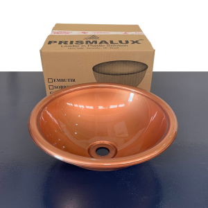 Cuba redonda bronze de embutir Prismalux